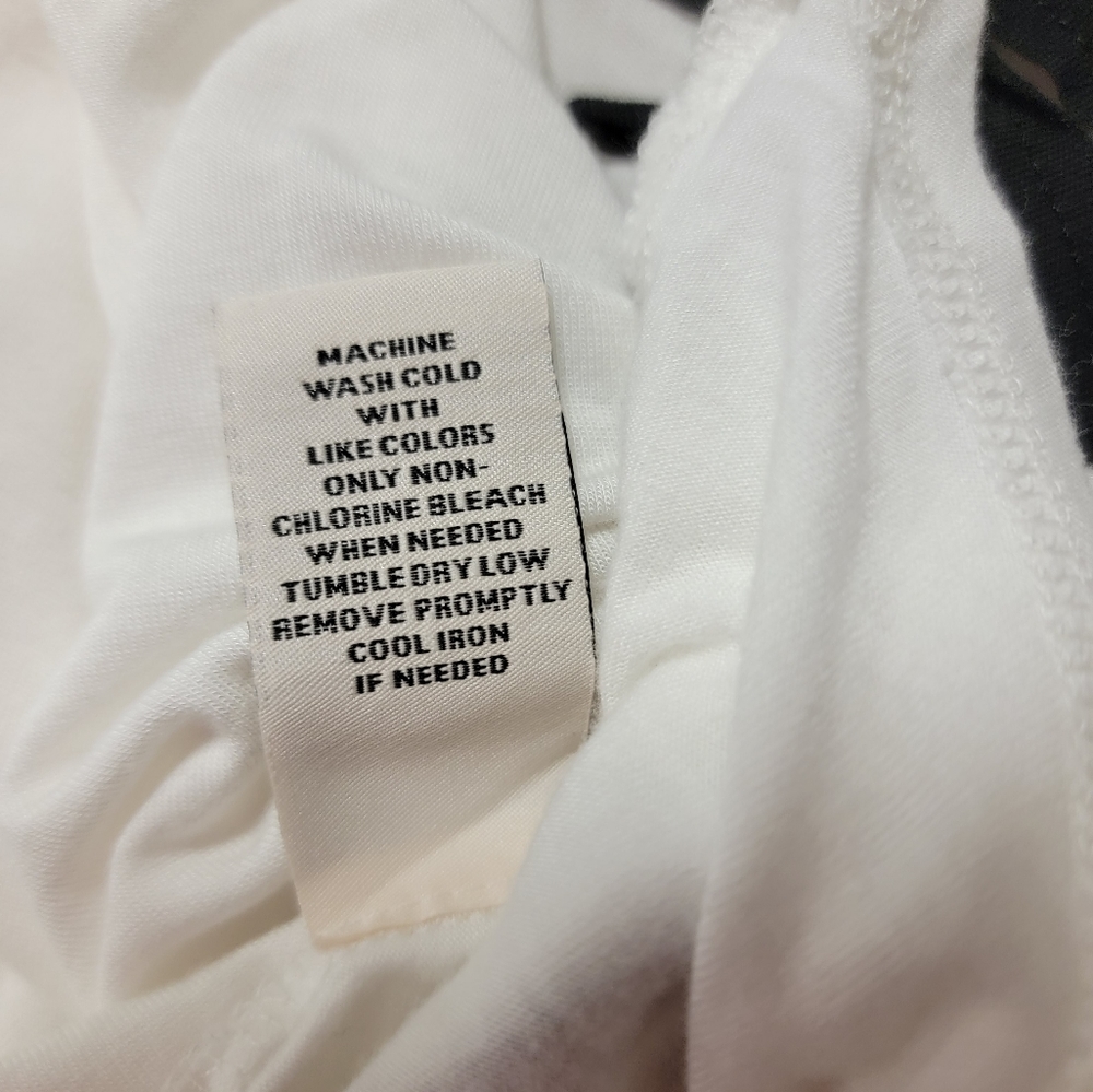 DooRi Stylish White and Black Women's Top SzM - Picture 6 of 7